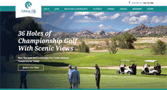 Desktop Screenshot of antelopehillsgolf.com