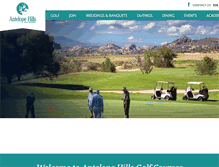 Tablet Screenshot of antelopehillsgolf.com